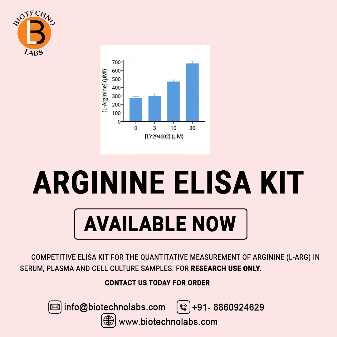 Arginine ELISA kit Available at Very Good Rate