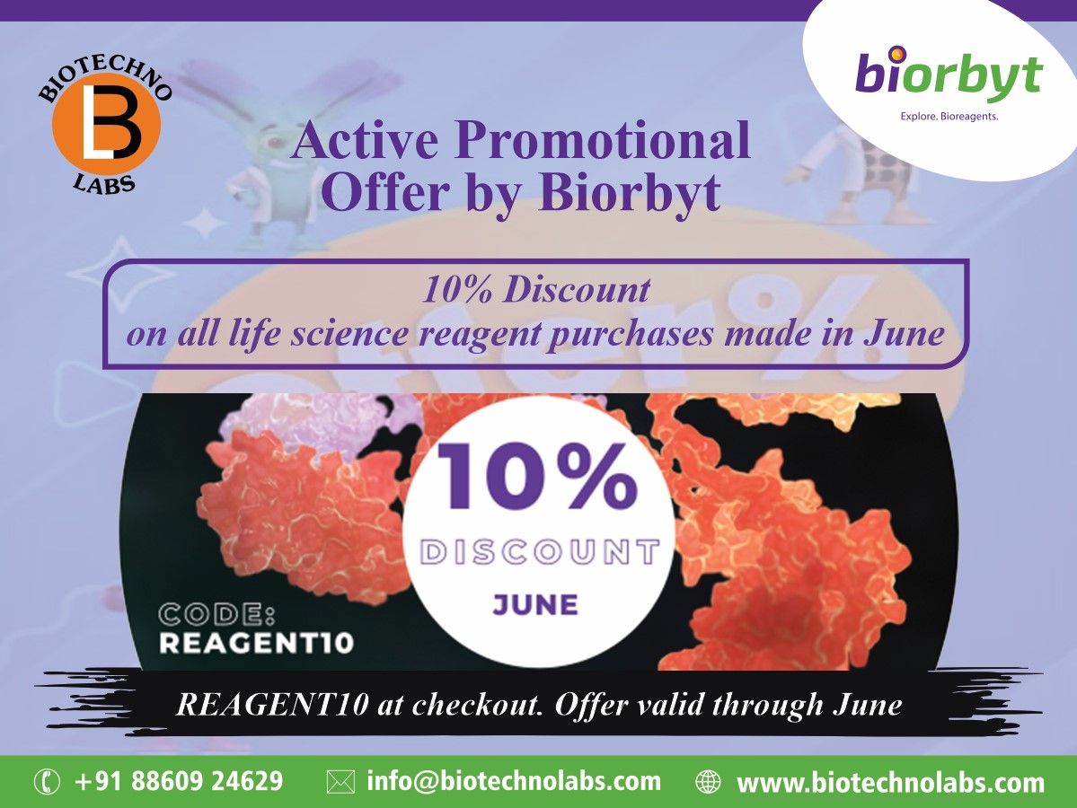 Active Promotional Offer by Biorbyt